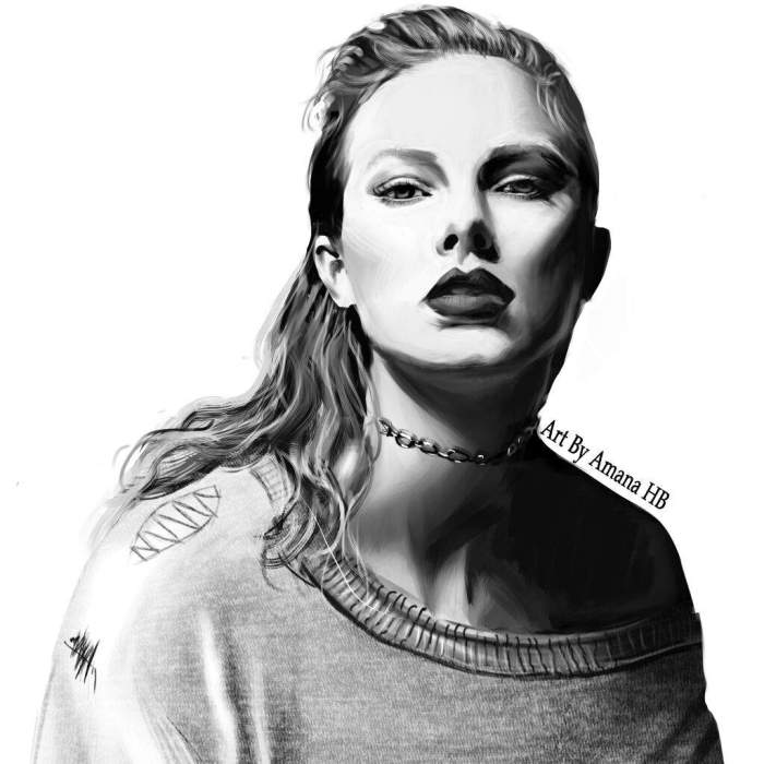 Drawing taylor swift easy