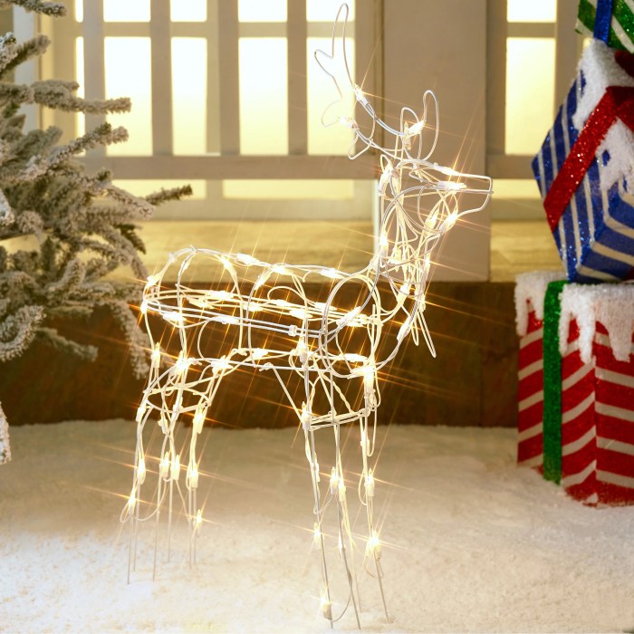 Christmas deer indoor decor