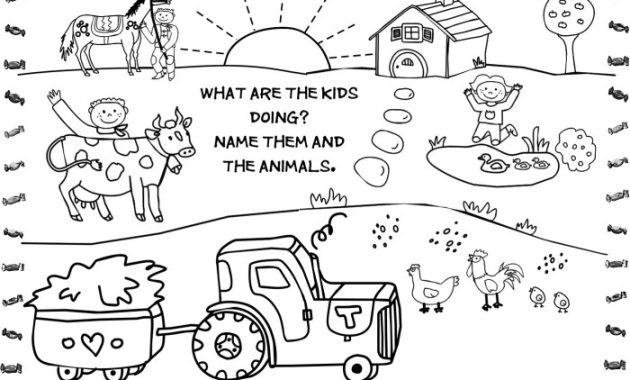 Free printable coloring pages of farm animals