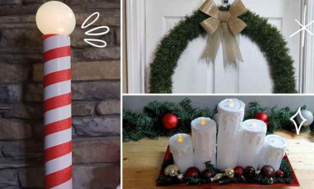 Pool noodle christmas decor