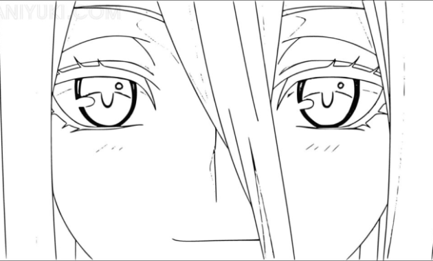 Anime eyes coloring pages