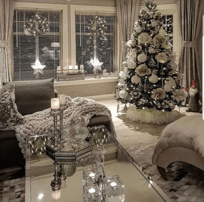 White christmas decor ideas