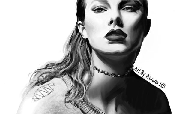 Drawing taylor swift easy