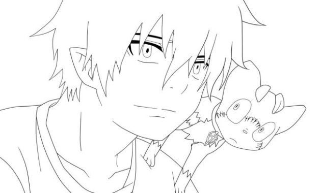 Anime pictures coloring pages