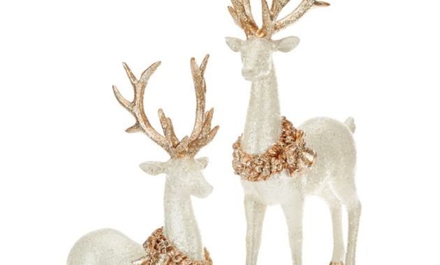 Christmas deer indoor decor