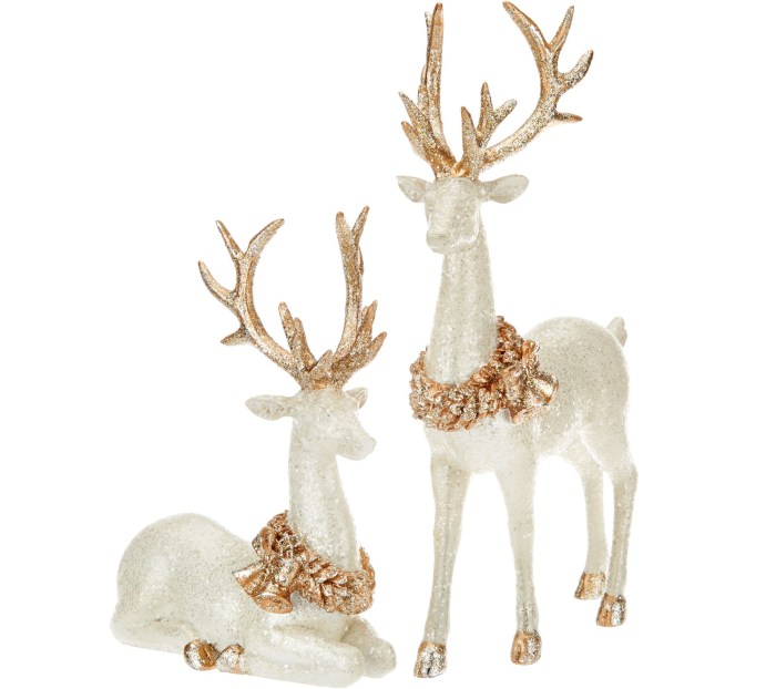 Christmas deer indoor decor