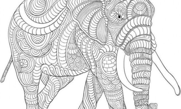 Coloring pages free printable animals hard