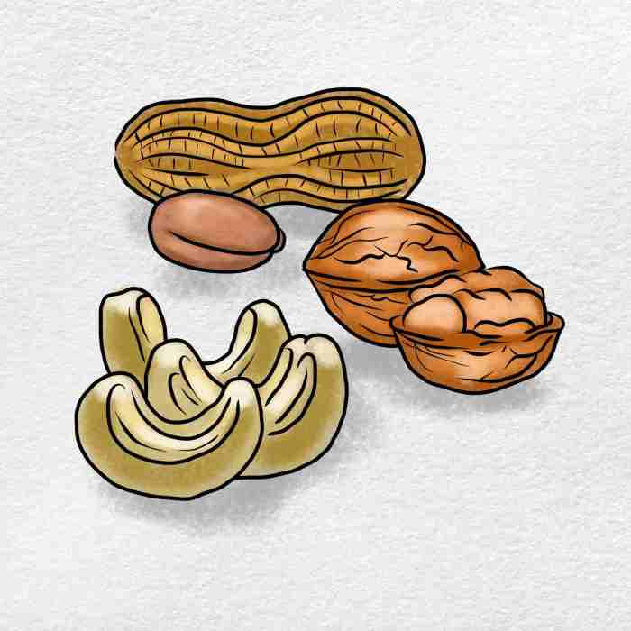 Nut butter drawing easy