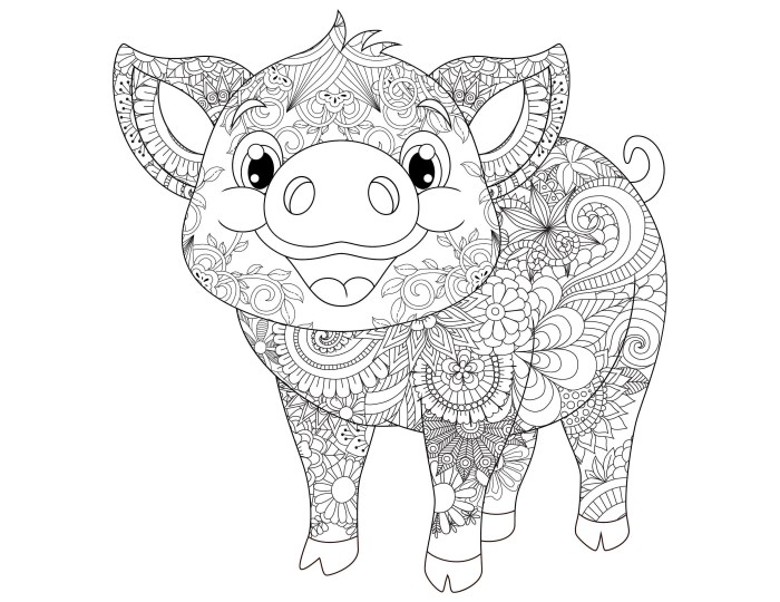 Free animal mandala coloring pdf