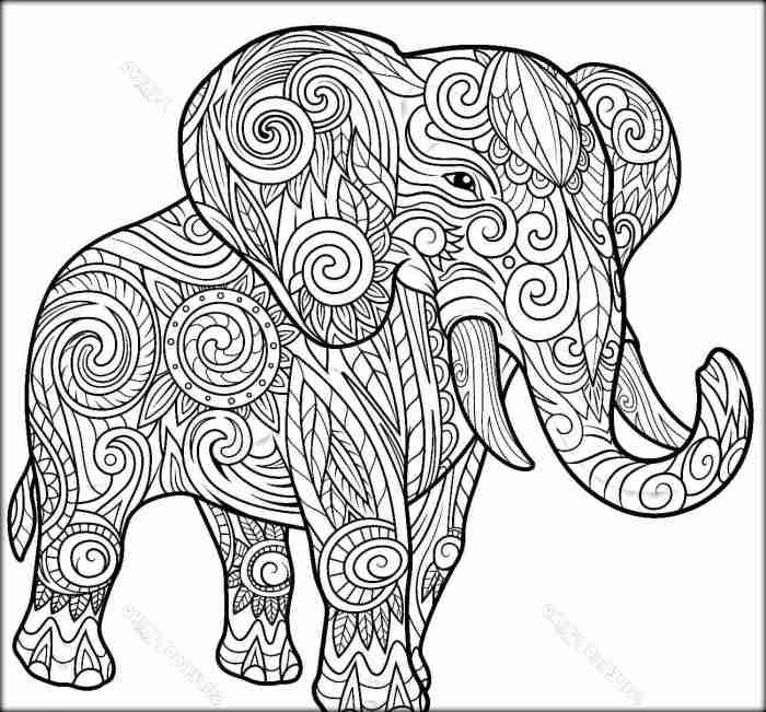 Free animal mandala coloring pdf