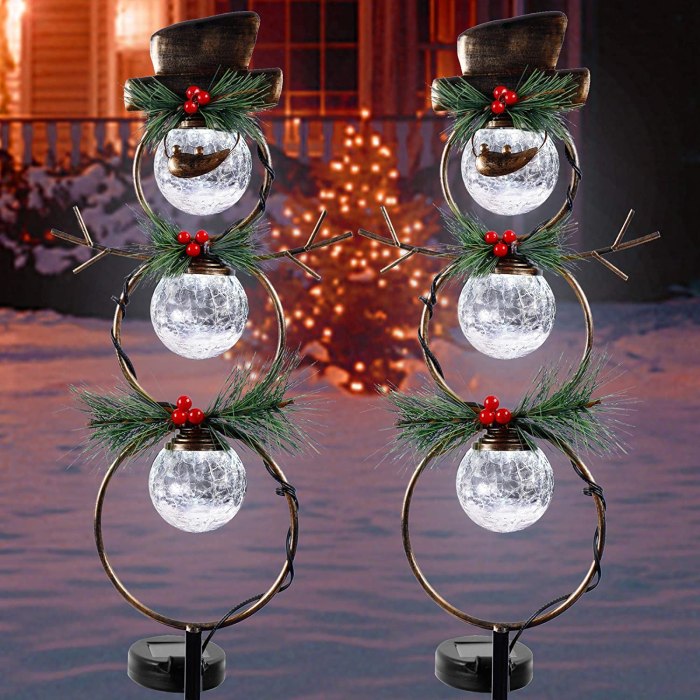 Outdoor christmas decor solar