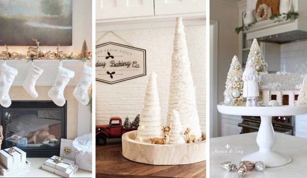 White christmas decor ideas